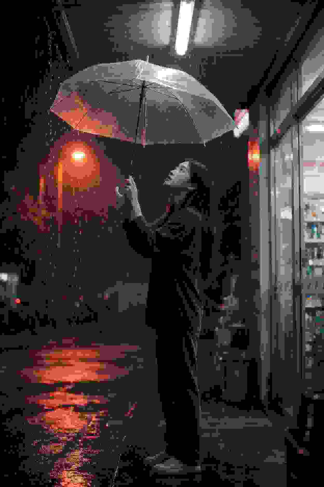 雨夜相遇